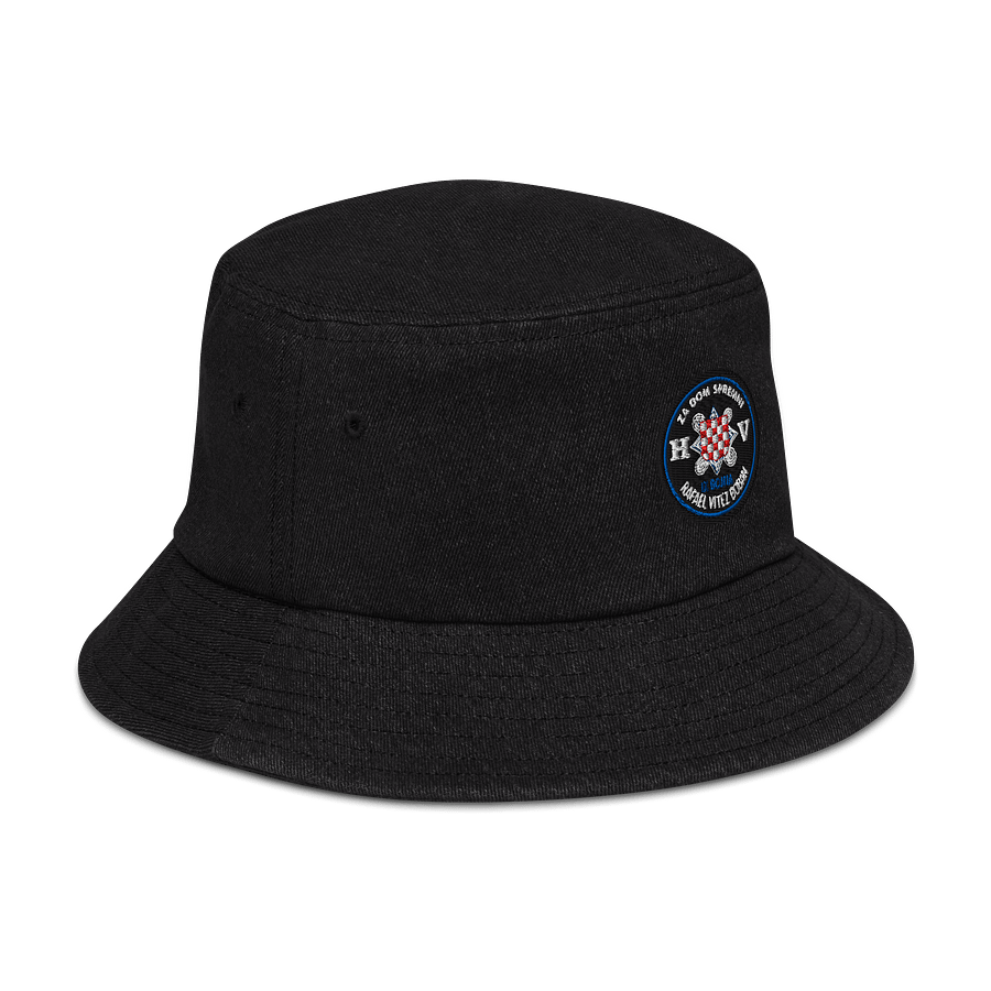 IX BOJNA RAFAEL VITEZ BOBAN Emblem Denim Bucket Hat product image (3)