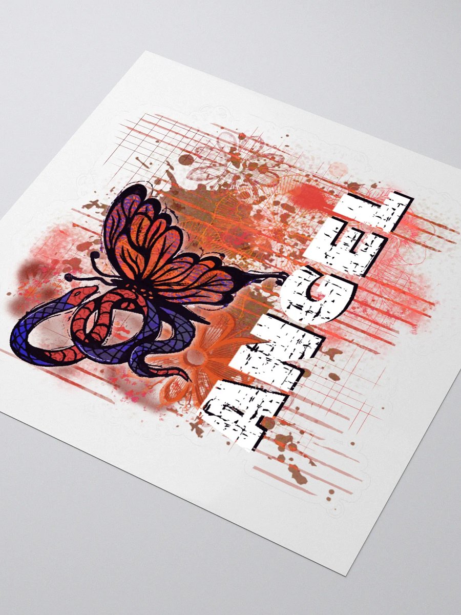 Angel Snake Butterfly Sticker product image (3)