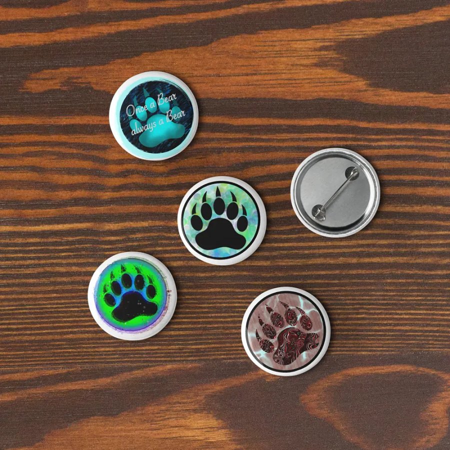 Bear Spirit Pin Button Set product image (10)