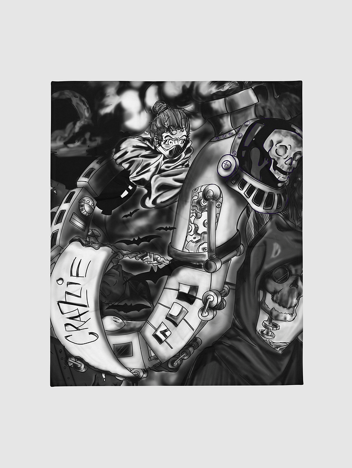 Crazzie Train Dark Edition 1 Throw Blanket product image (1)