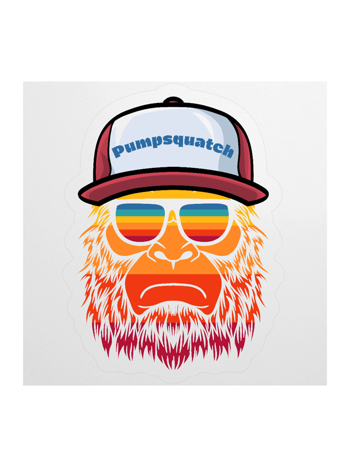 3 in Retro Pumpsquatch Sticker product image (1)
