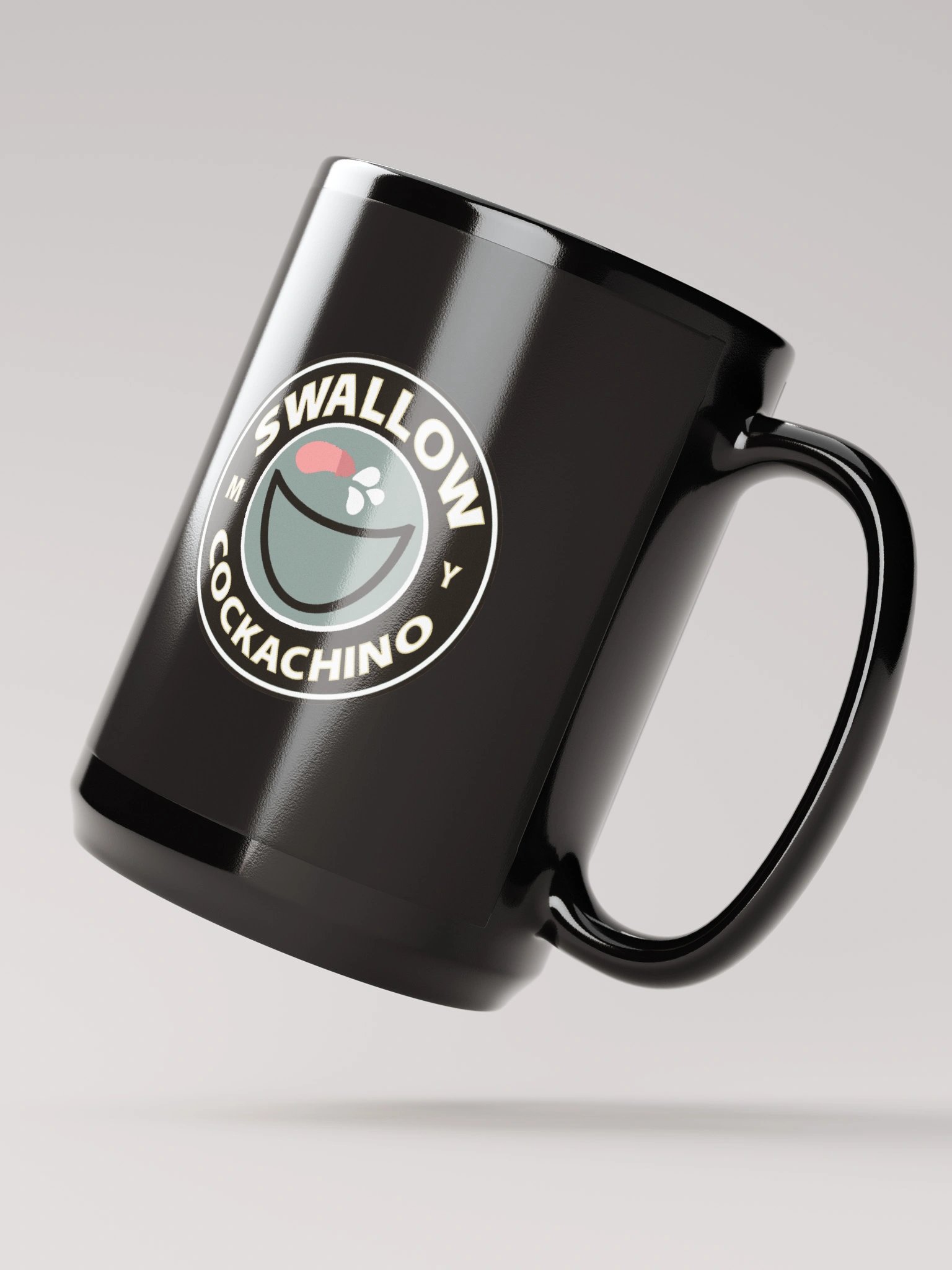 Swallow My Cockachino Mug (black) product image (2)