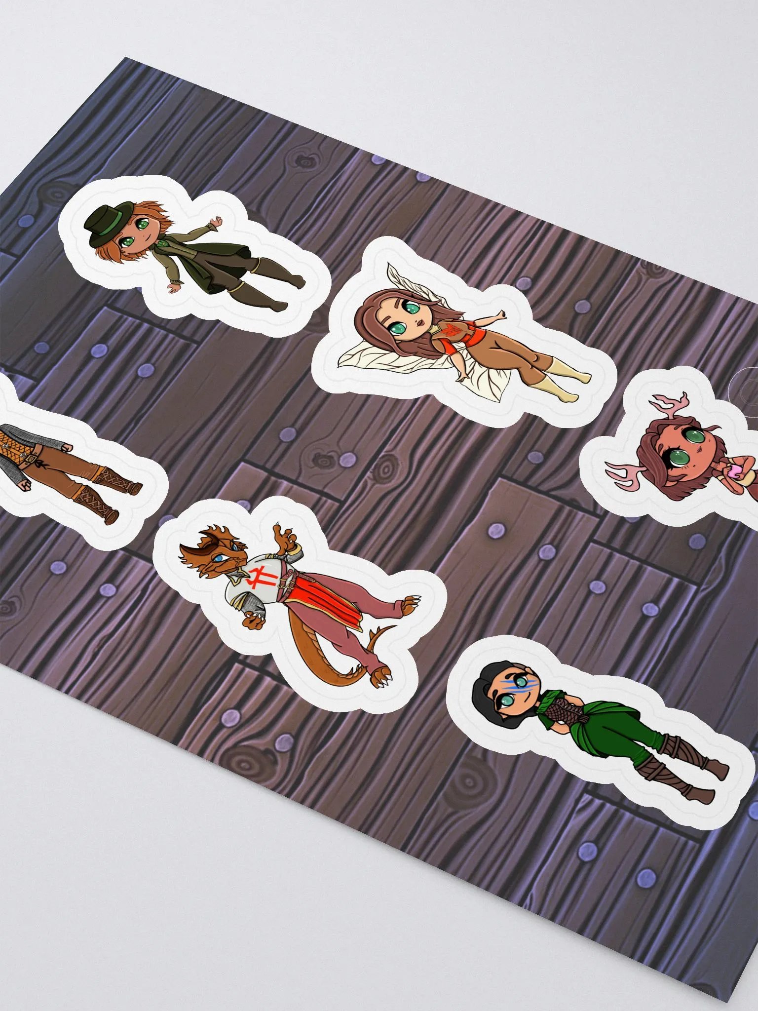 The Chibi Ones Sticker Sheet product image (2)