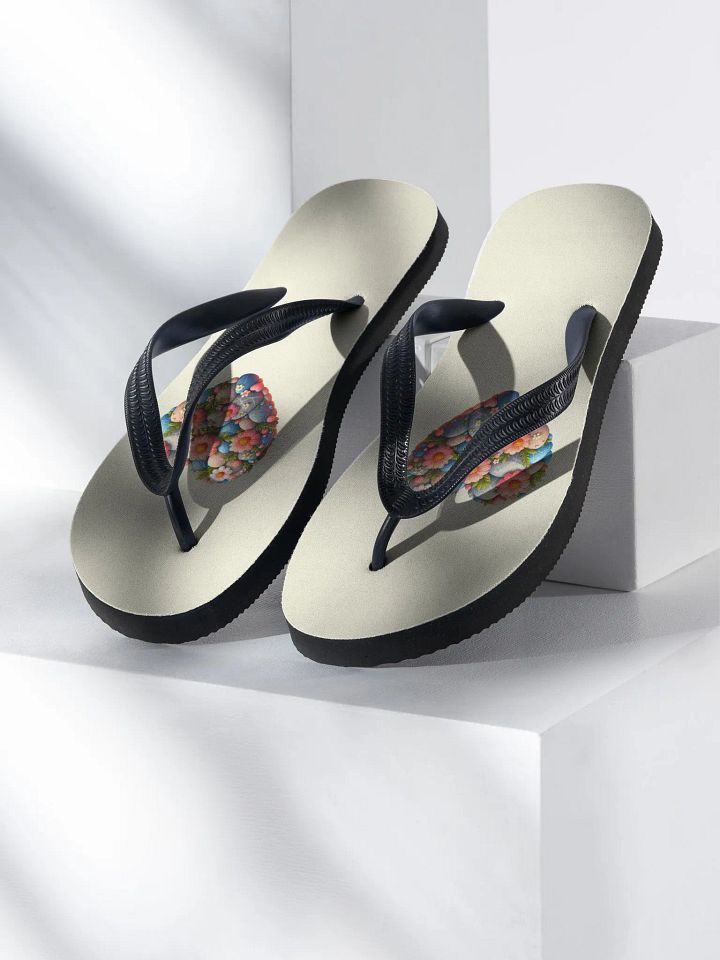 Garden Heart Flip Flops product image (2)