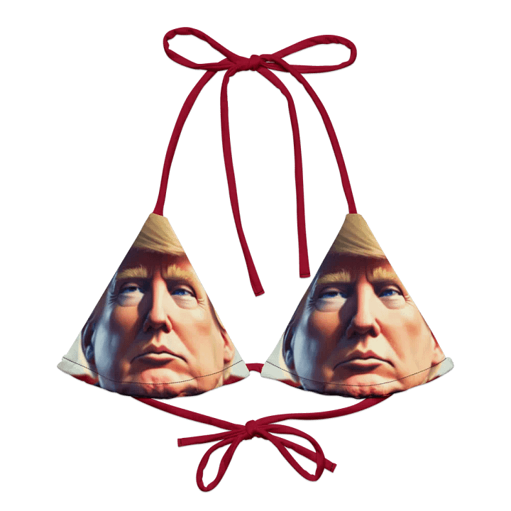 Country Trump All-Over Bikini Top product image (1)