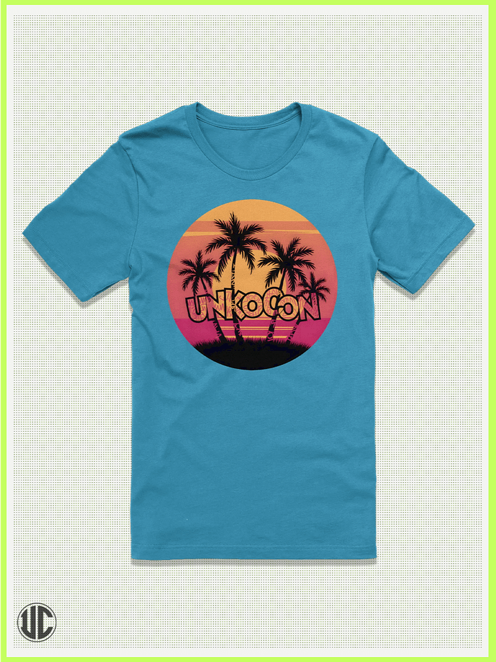 Sunset Mirage – UnkoCon Palm Tee product image (1)
