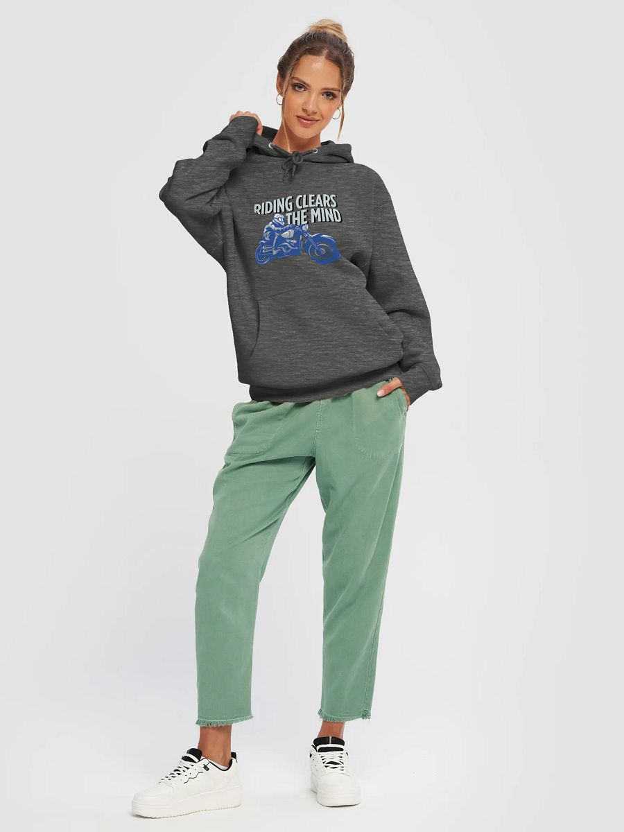 Riding Clears the Mind Premium Hoodie Riding clears the mind. product image (7)