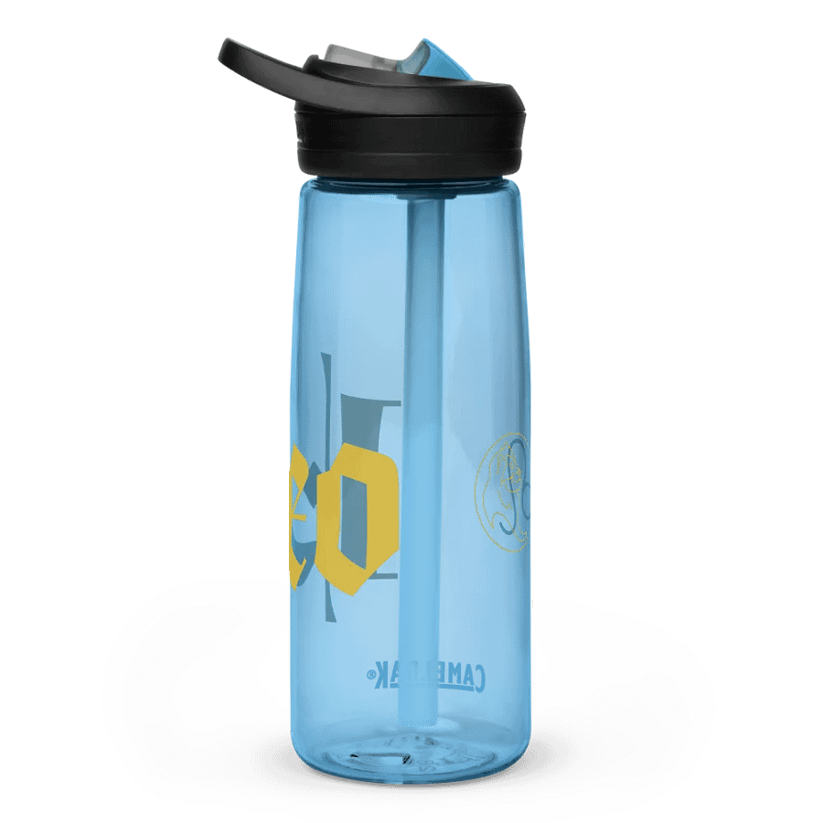 Leo Zodiac Symbol Gold Print Water Bottle product image (18)