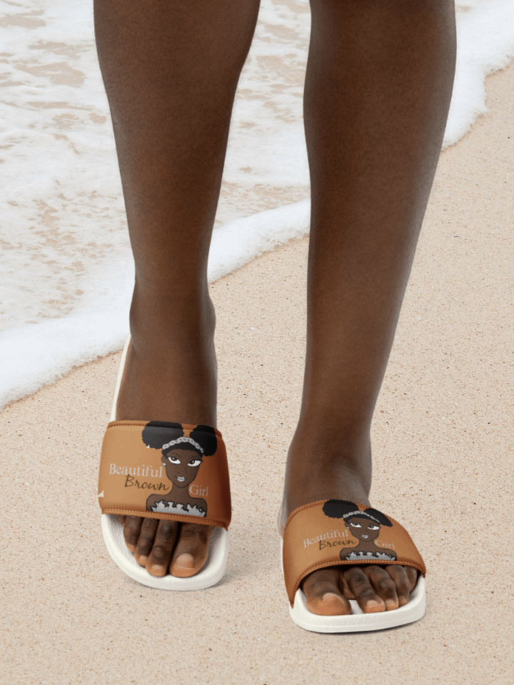 Chocolate Beautiful Brown Girl Slides product image (2)
