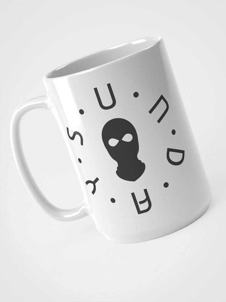 Black Balaclava Logo White Mug 15oz product image (1)