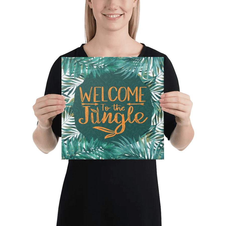 Welcome to the Jungle Canvas product image (4)