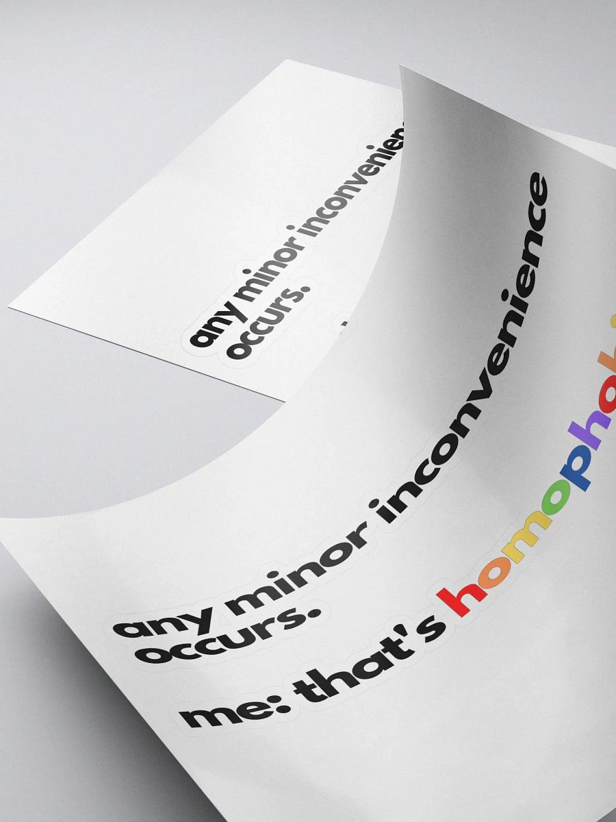 minor inconvenience sticker product image (4)