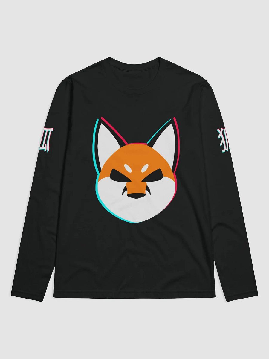 狐 3D Trippy Fox Lineless Long Sleeve Crew product image (2)
