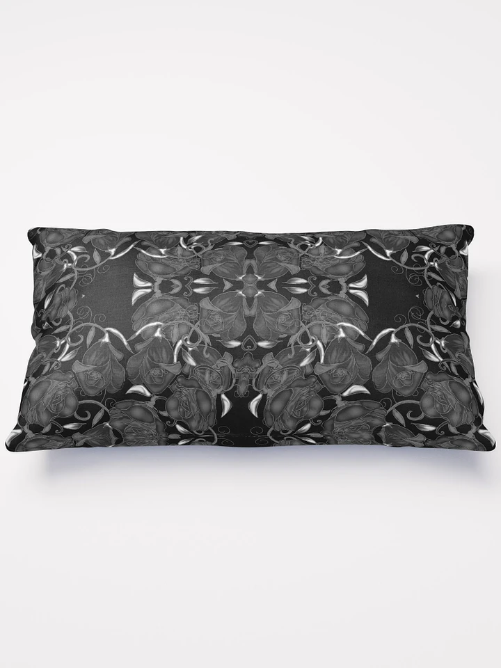 Black Roses Pattern Throw Pillow product image (3)