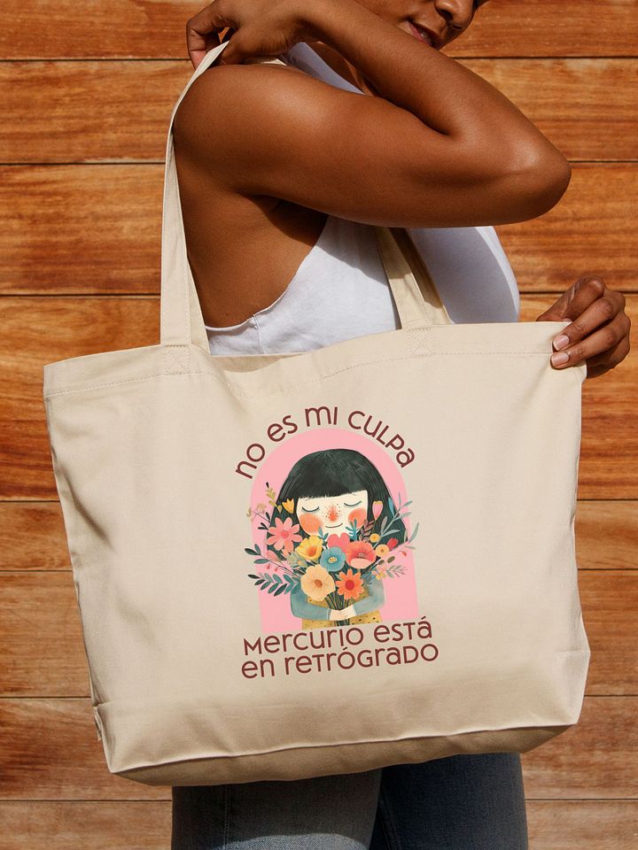 No Es Mi Culpa, Mercurio Está en Retrogrado Tote Bag product image (1)