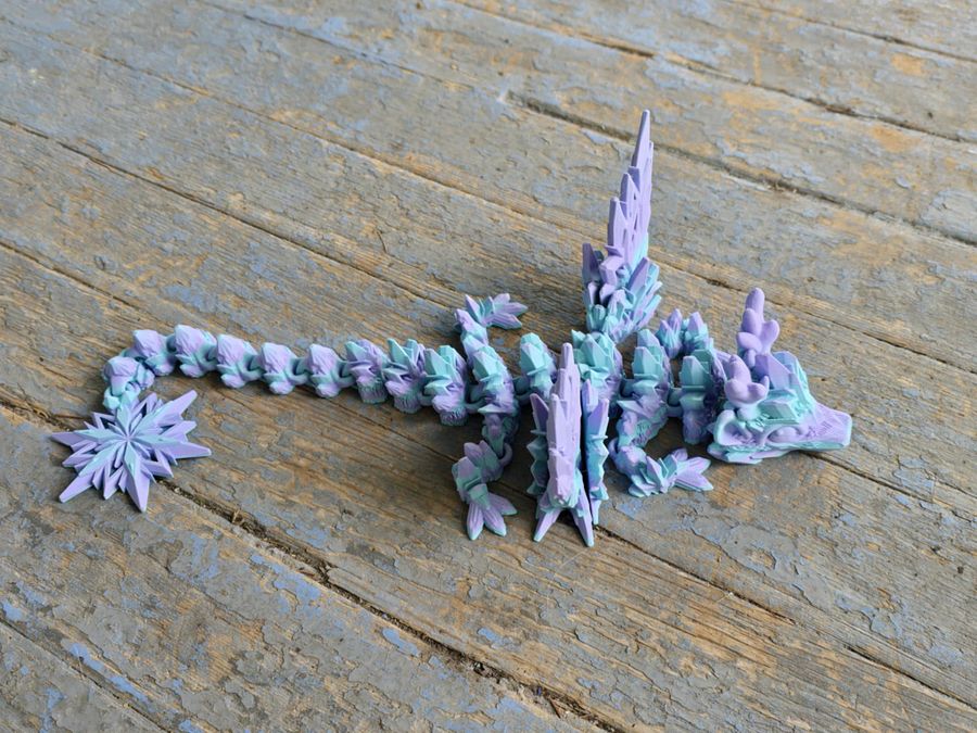 Purple and Blue Ice Dragon 🐑 product image (3)