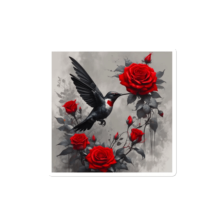 Goth Hummingbird Magnets product image (2)