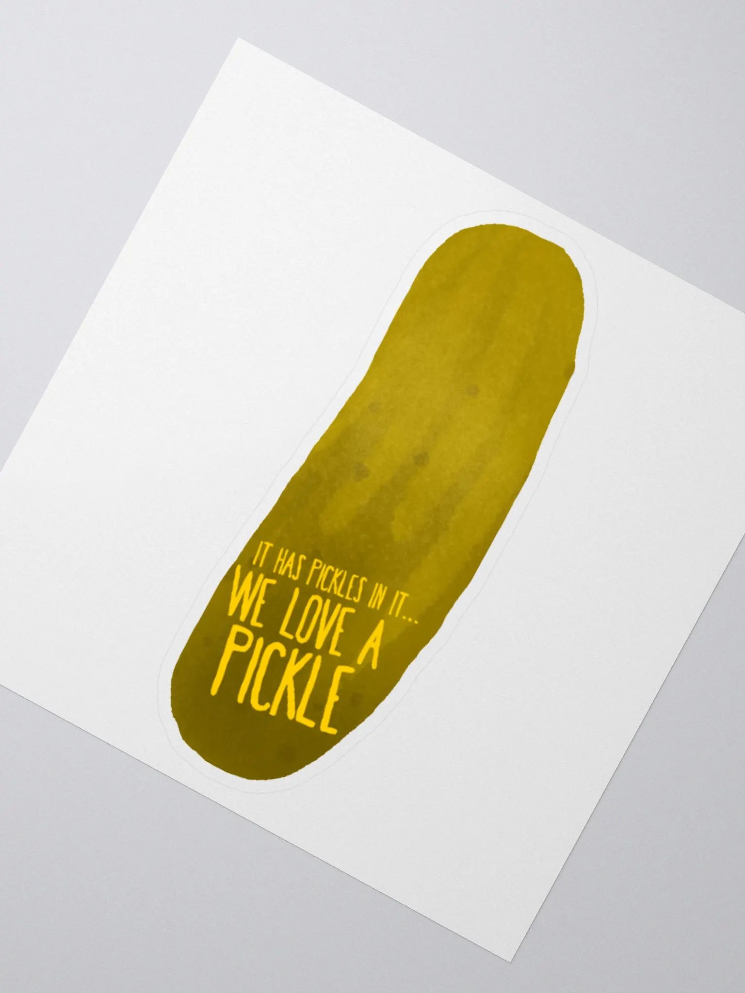 We Love a Pickle Sticker product image (2)