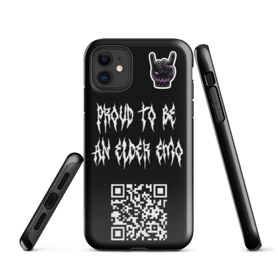 Proud To Be An Elder Emo QR Tough iPhone® Case product image (1)