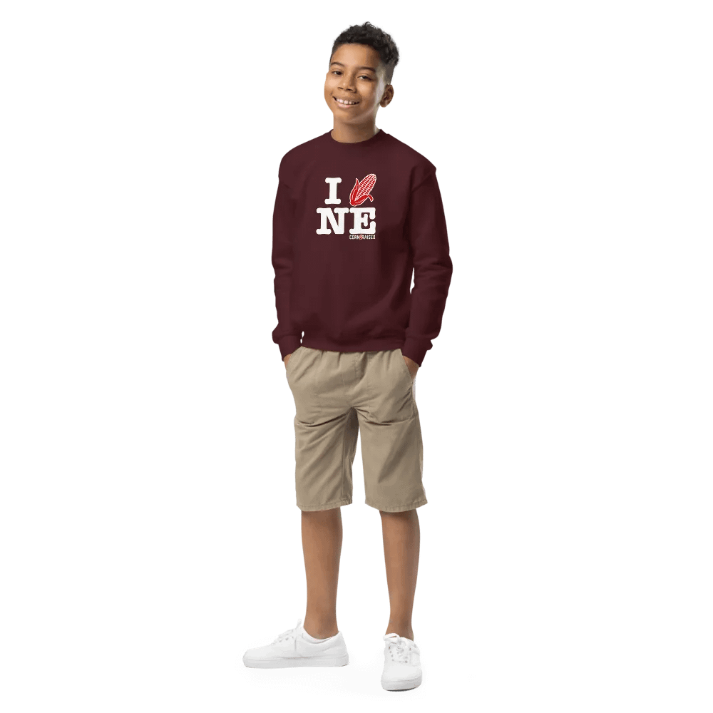 I CORN NE Youth Crew Neck Sweatshirt product image (3)