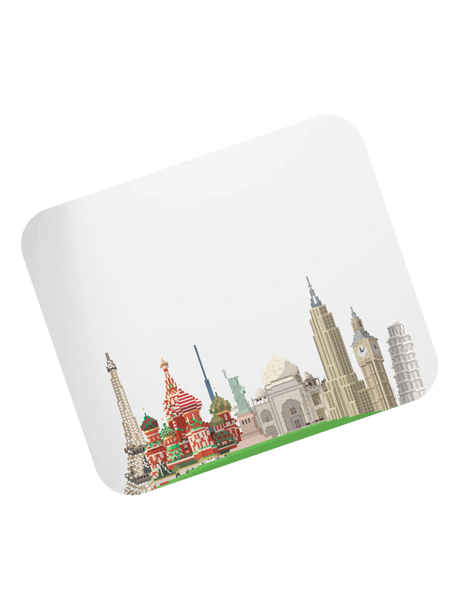 Pixelated Wonders Mouse Pad (light) product image (7)