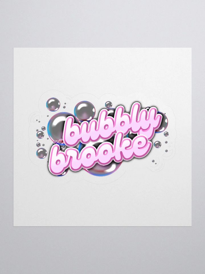 BUBBLY BROOKE PLAYFUL STICKER product image (1)