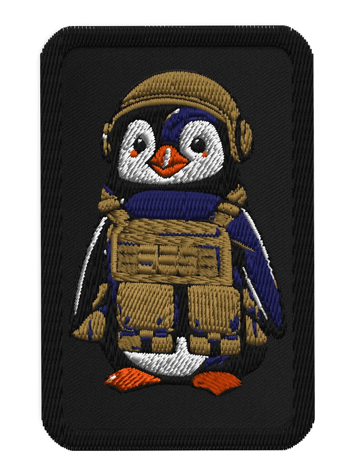 Tactical Penguin Embroidered Patch product image (1)