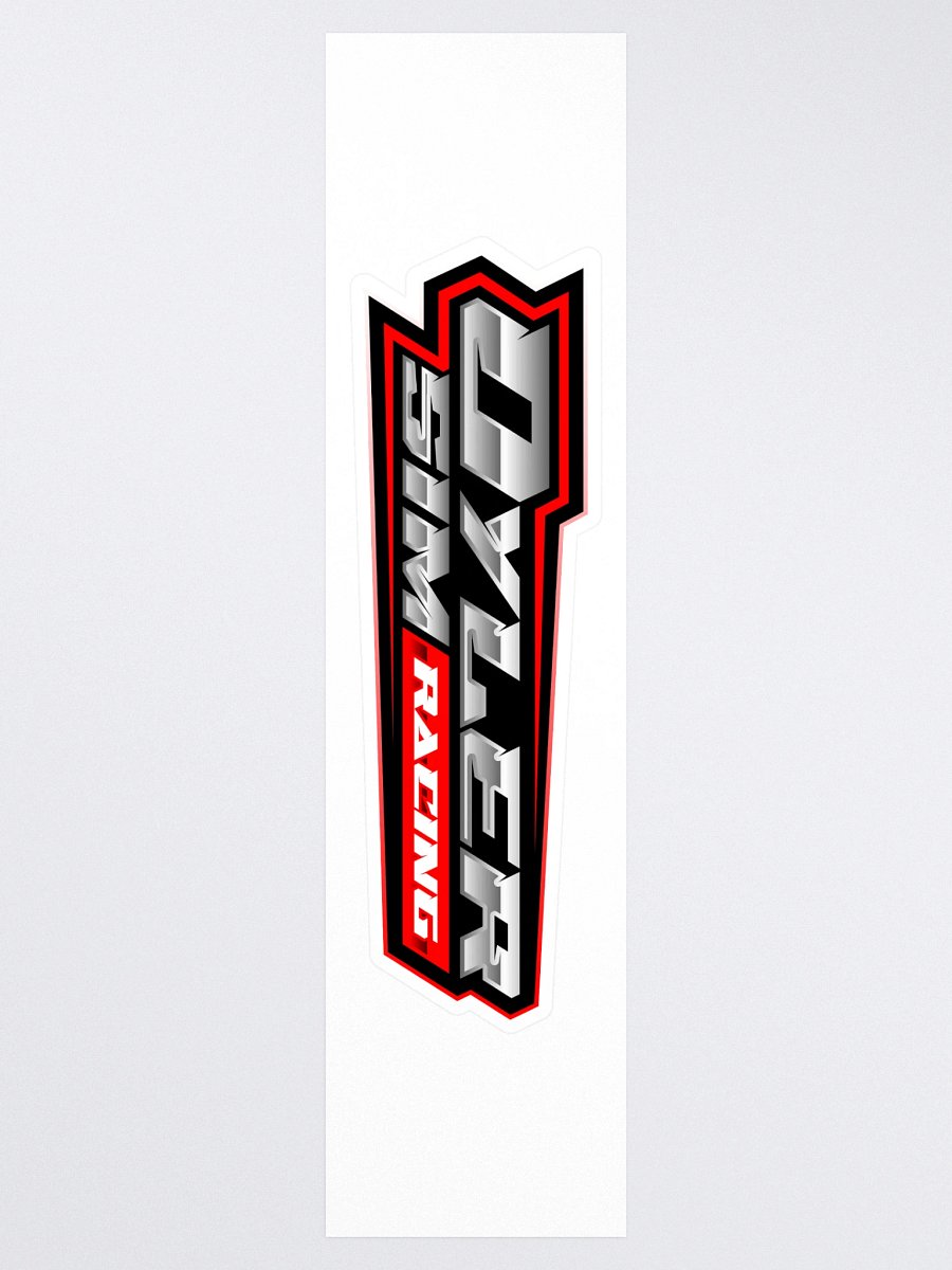 Metallic Kiss Cut Stickers - Oyler Sim Racing Logo product image (3)