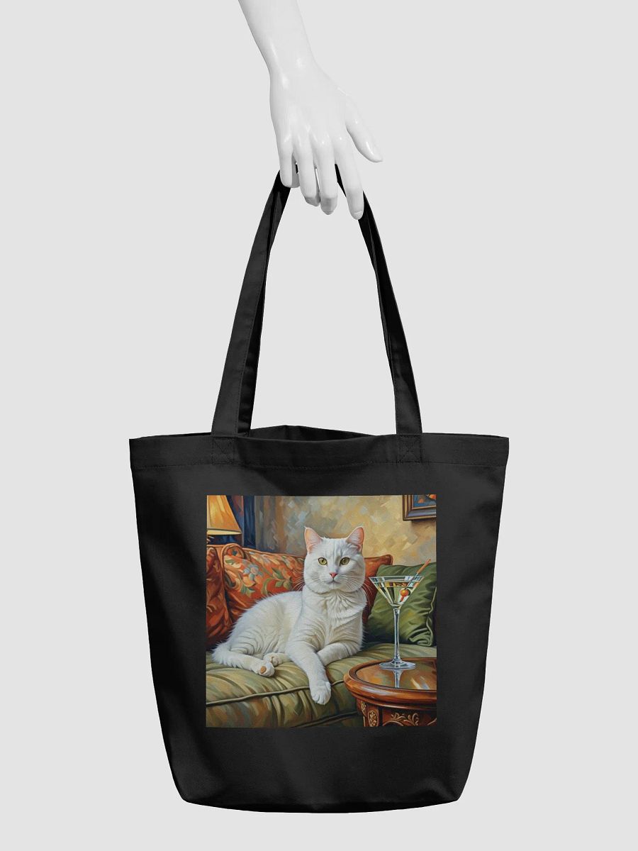 CLASSEY CAT ON COUCH NEXT TO MARTINI product image (3)