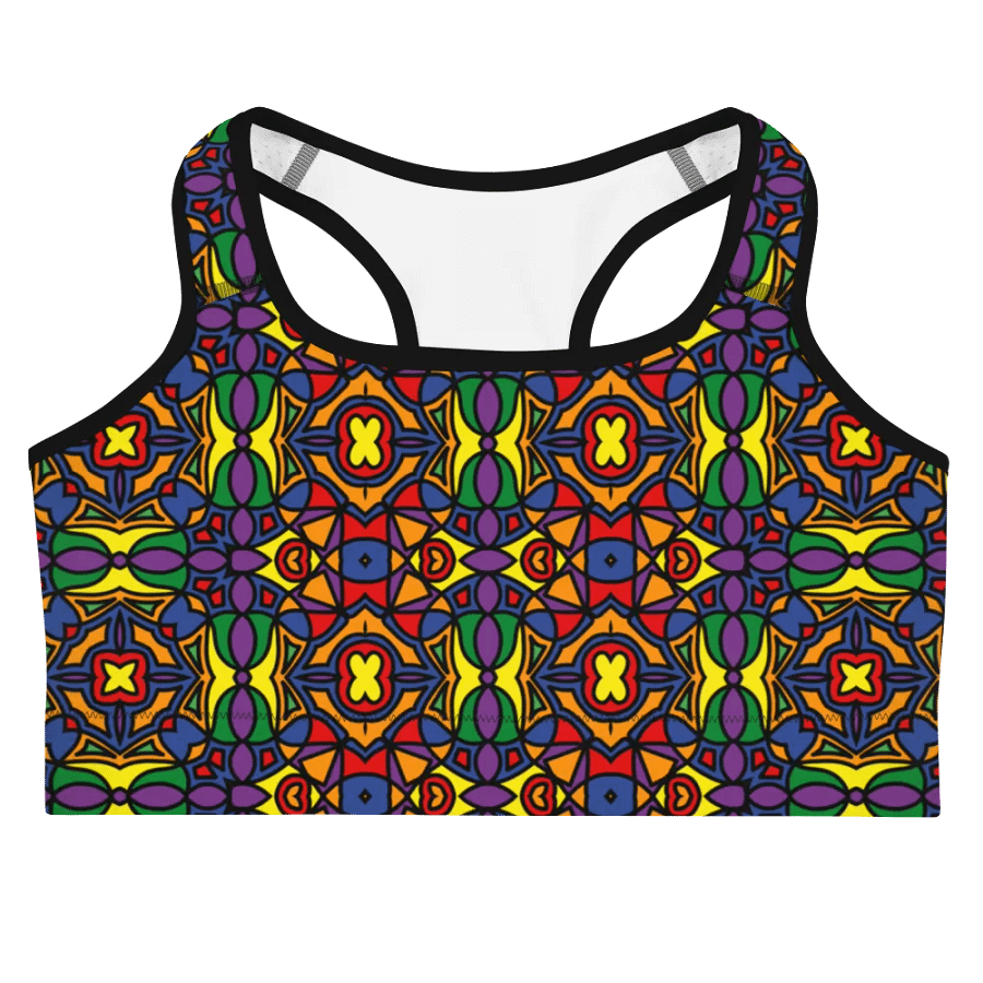 Pride Abstract (3) - Sports Bra product image (3)