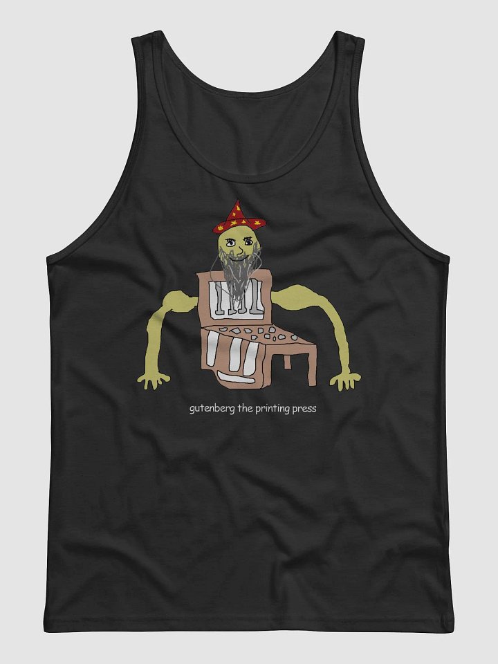 gutenberg but black tank top product image (1)