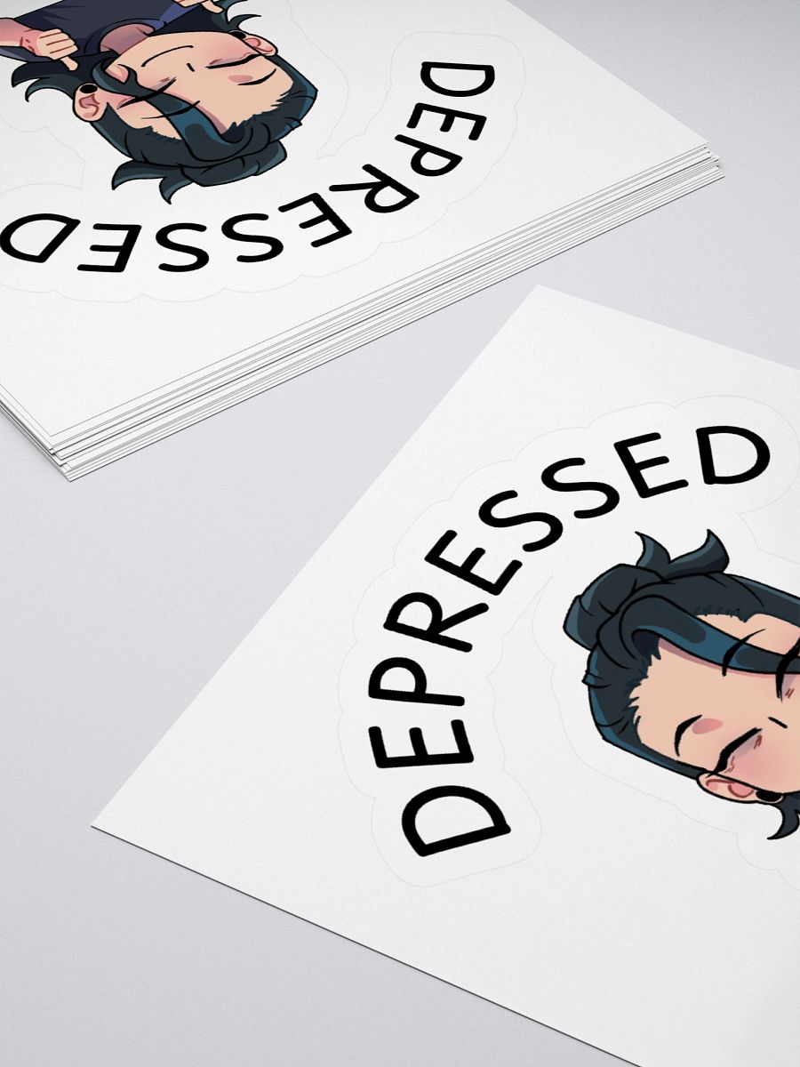 Depressed Geto Kiss Cut Sticker product image (4)