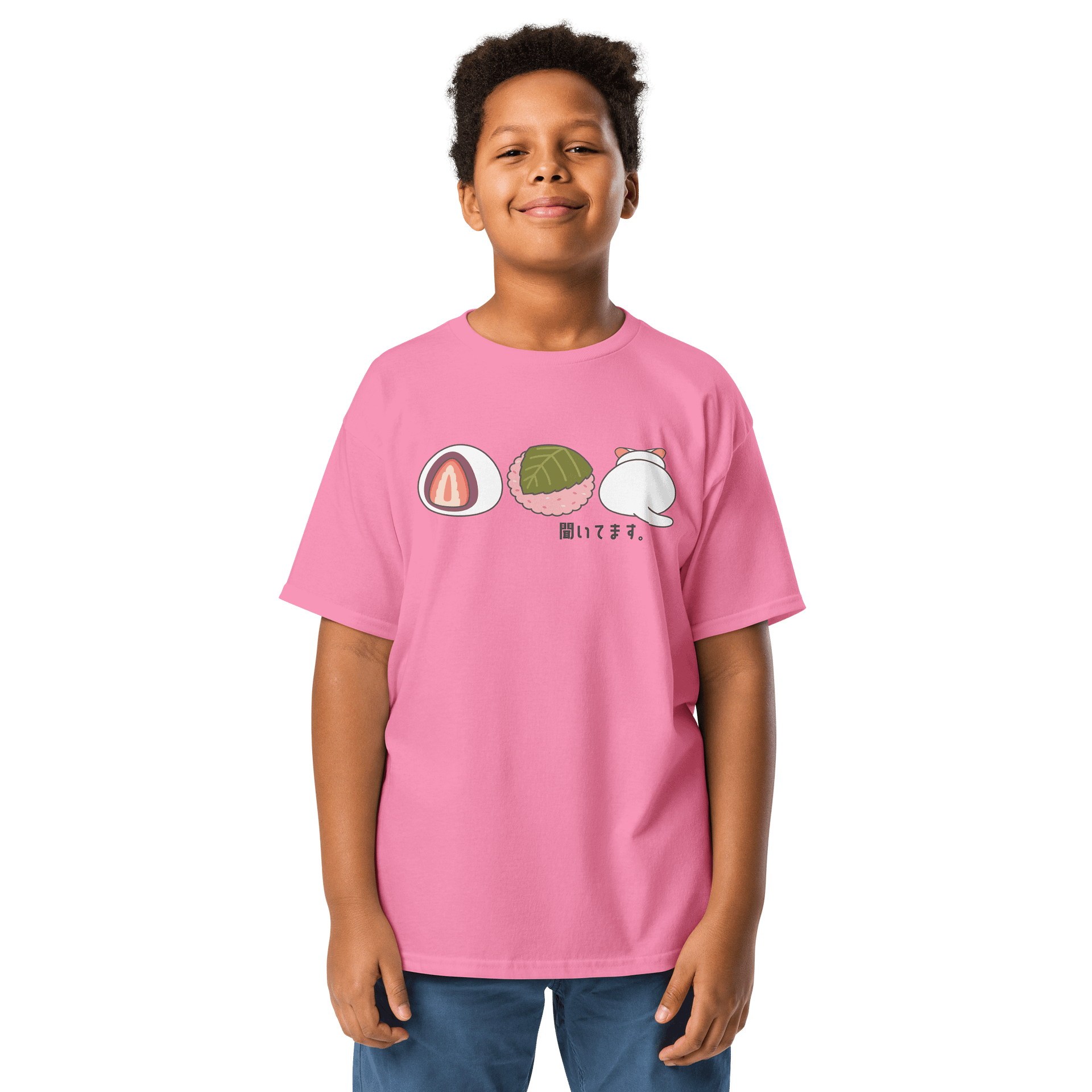 Daifuku Mochi Cat - Youth Heavyweight T-shirt product image (1)
