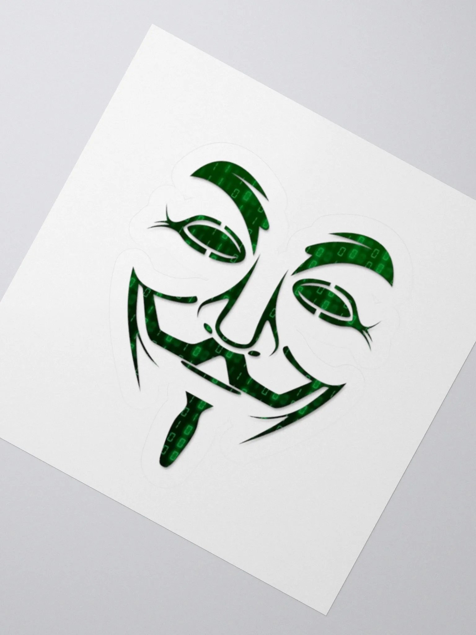 Guy Fawkes Matrix Sticker product image (6)