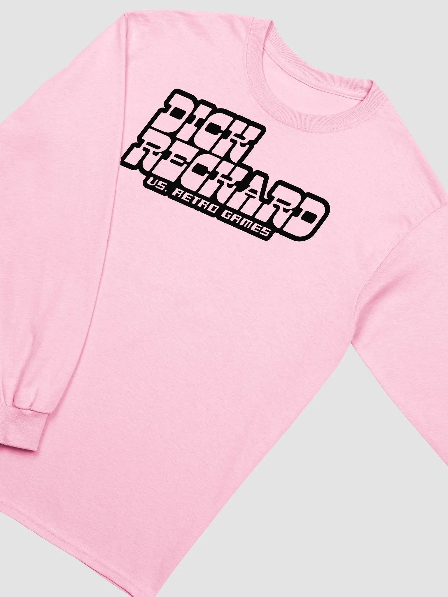 Dick Reckard vs Retro Games MonoBlack Logo Unisex Long Sleeve Shirt product image (3)