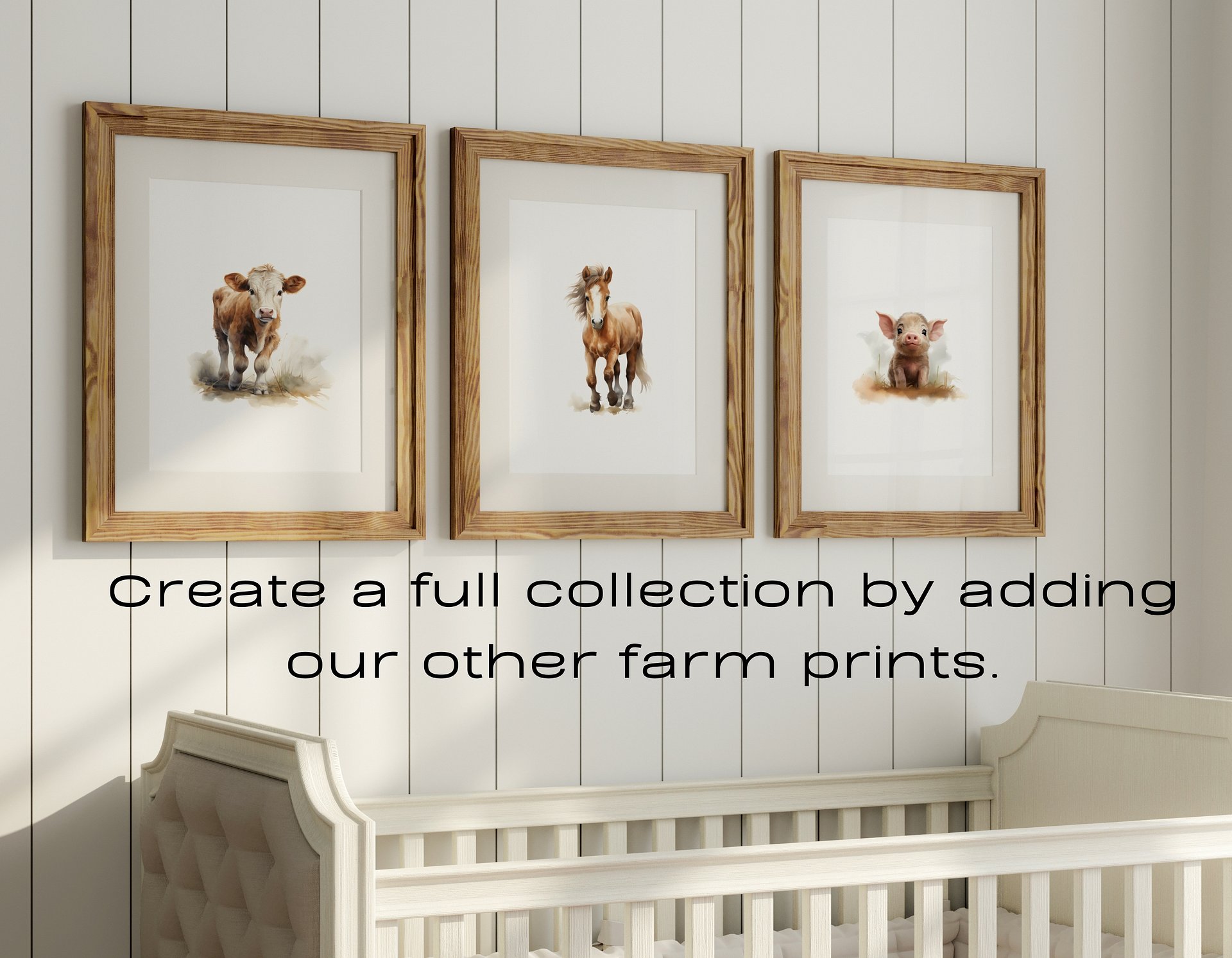 Cute Cow - Farm Animal Print A01 product image (6)