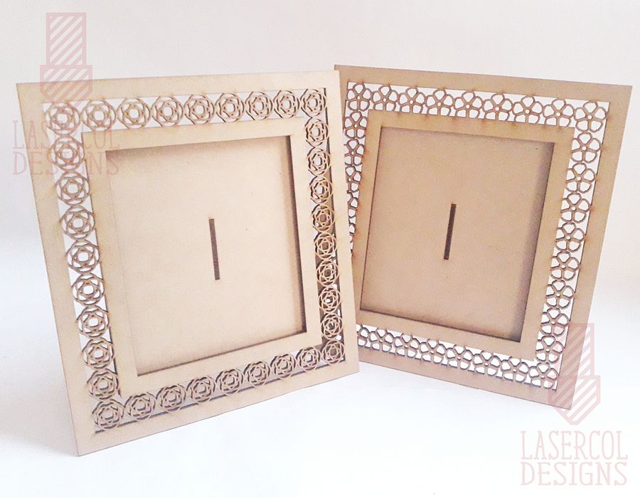 Photo frame (Two Styles) Set 3 - Laser Cut Files product image (2)