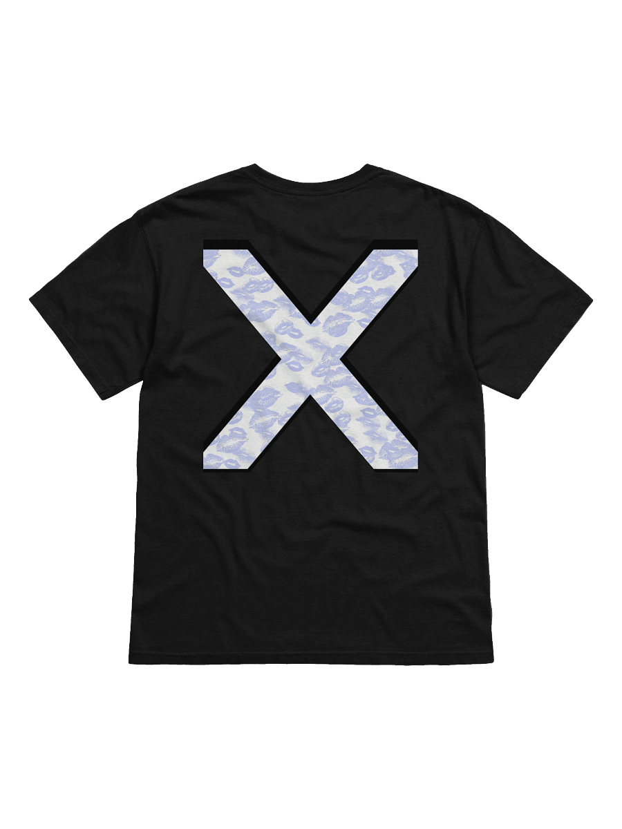 White X Light Blue Lipstick Kisses | Shirt product image (1)