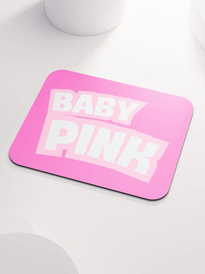Baby Pink Mouse Pad product image (1)