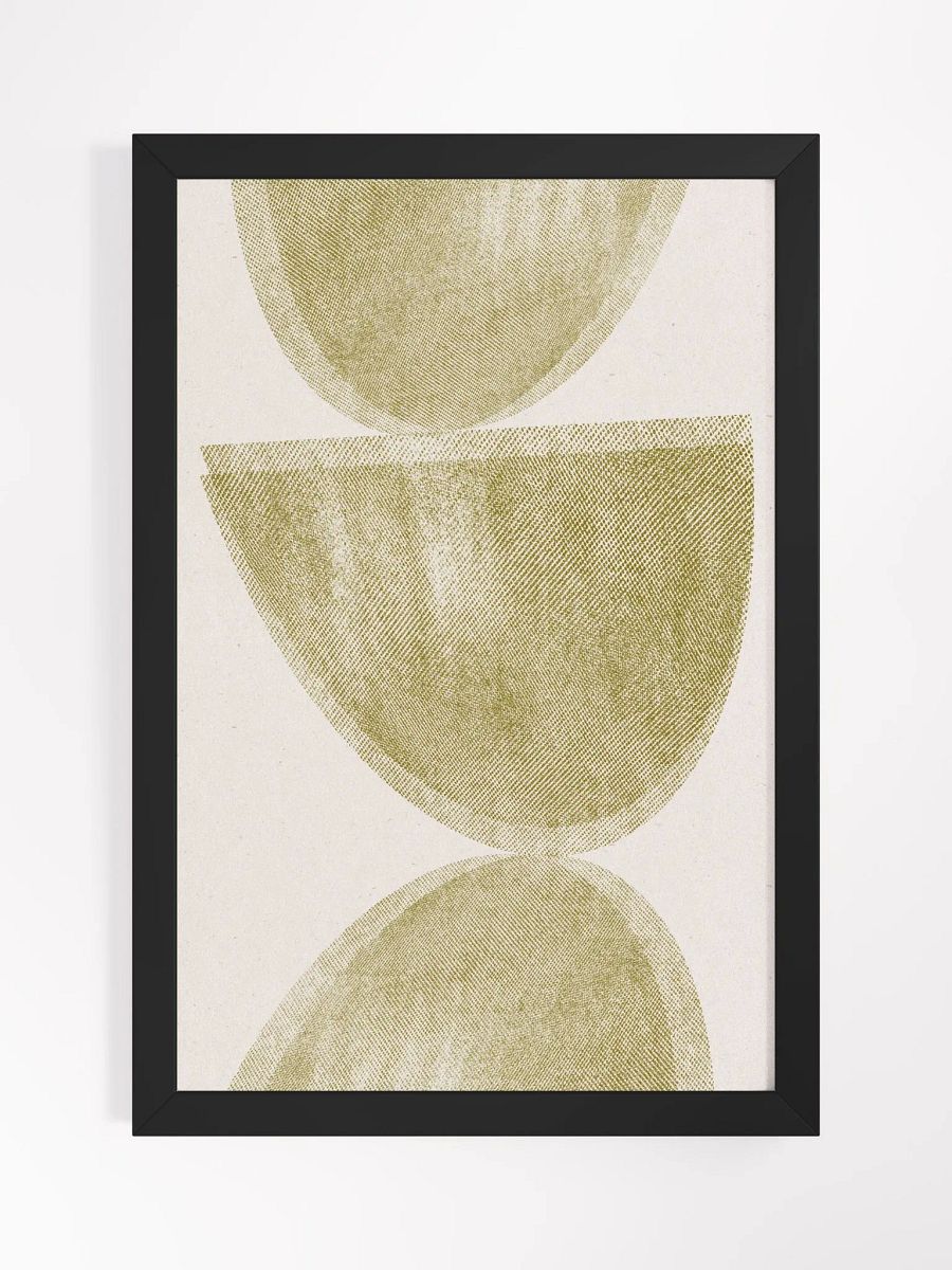 Symmetric Serenity Framed Poster | Modern Minimalist Wall Art product image (3)