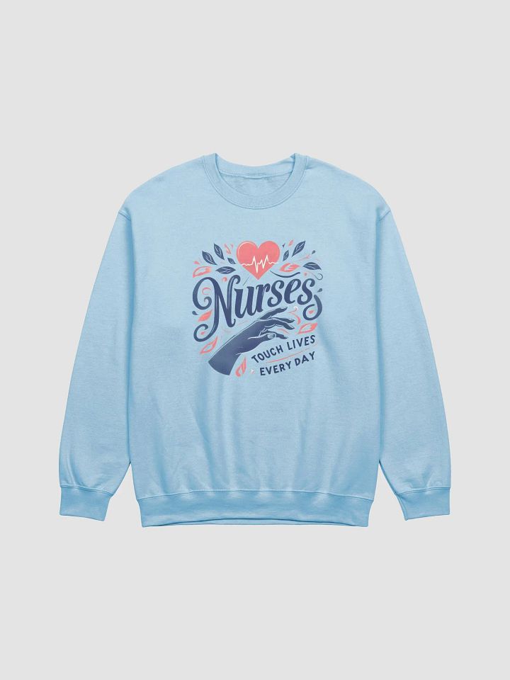 Nurse Heartbeat Script Sweatshirt product image (1)