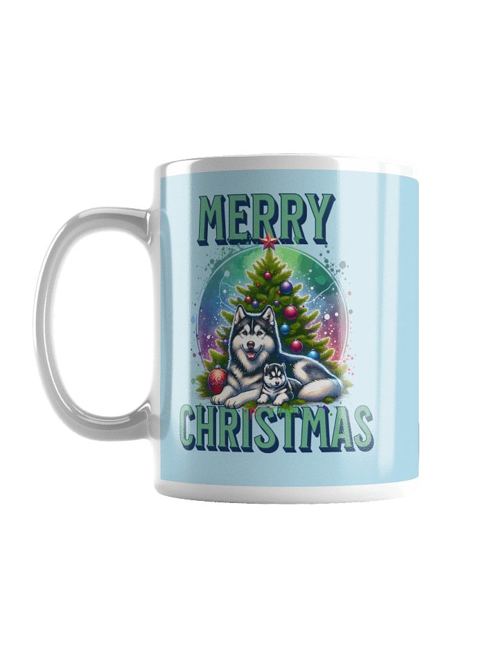 HUSKY CUDDLES MERRY CHRISTMAS 1 product image (2)