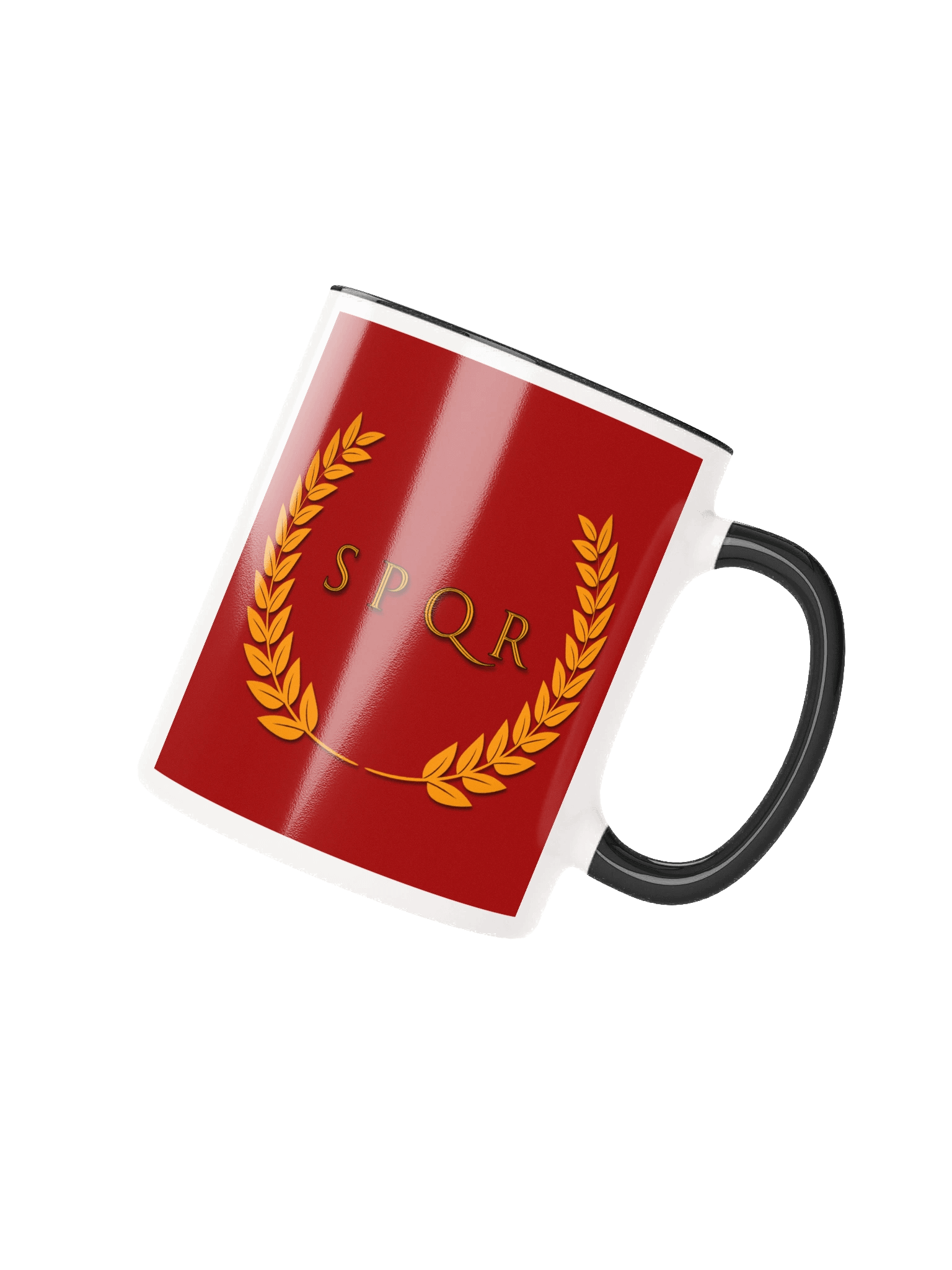 SPQR Golden Laurel Wreath Ceramic Mug product image (7)