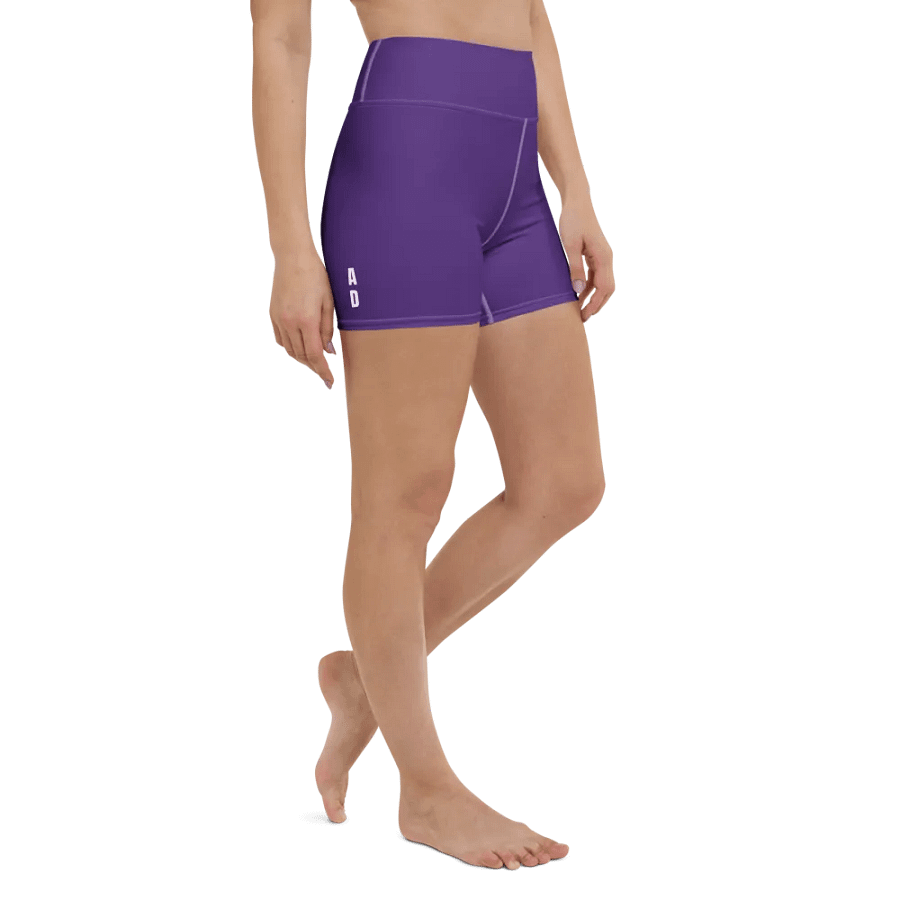 Unisex purple Yoga Shorts product image (3)