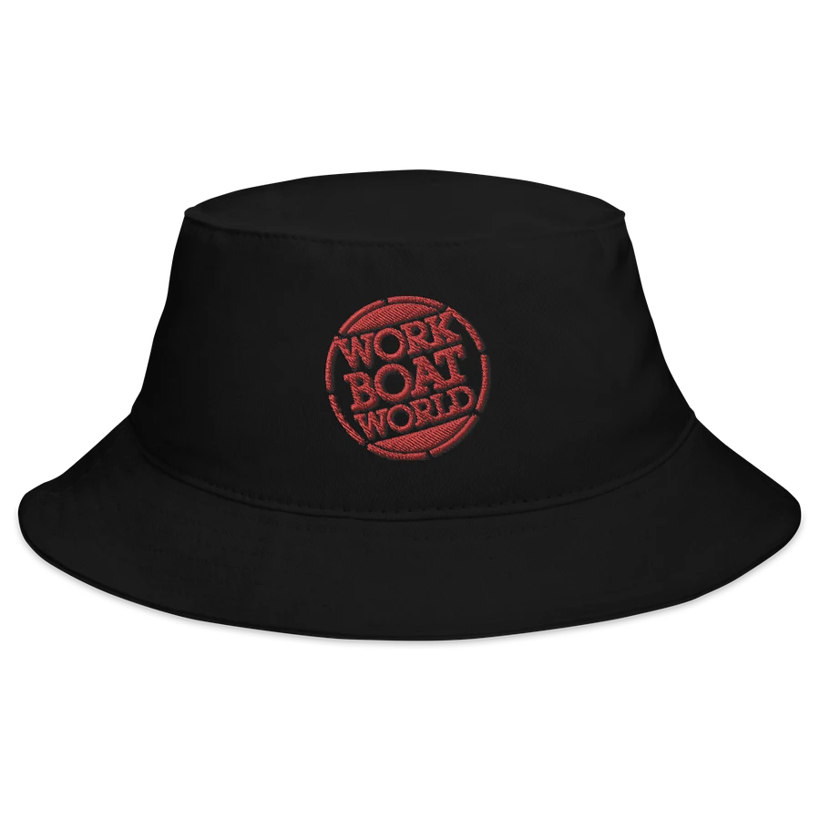 Work Boat World Logo Bucket Hat (Red Logo) product image (2)