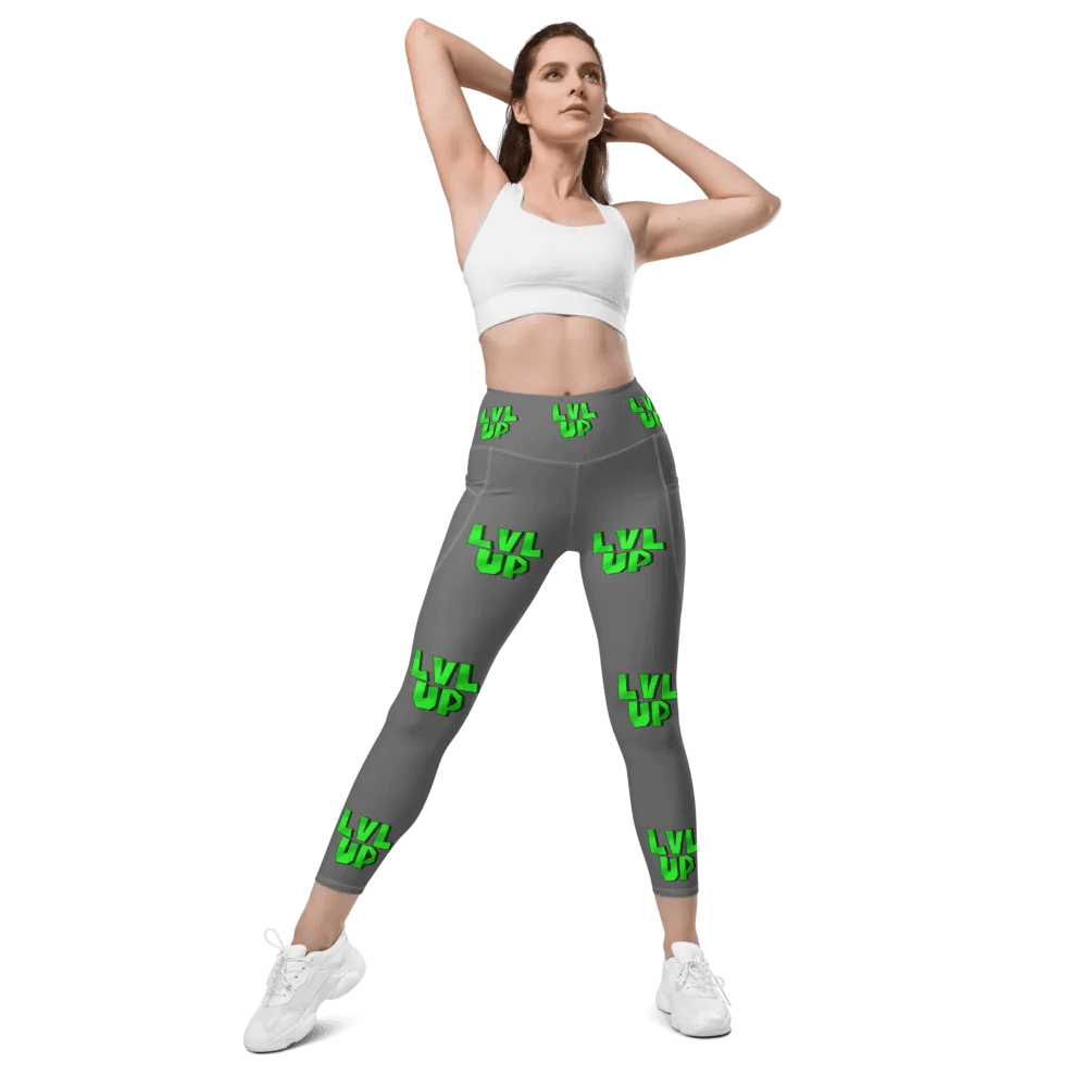 LVL UP Grey Yoga Pants product image (1)