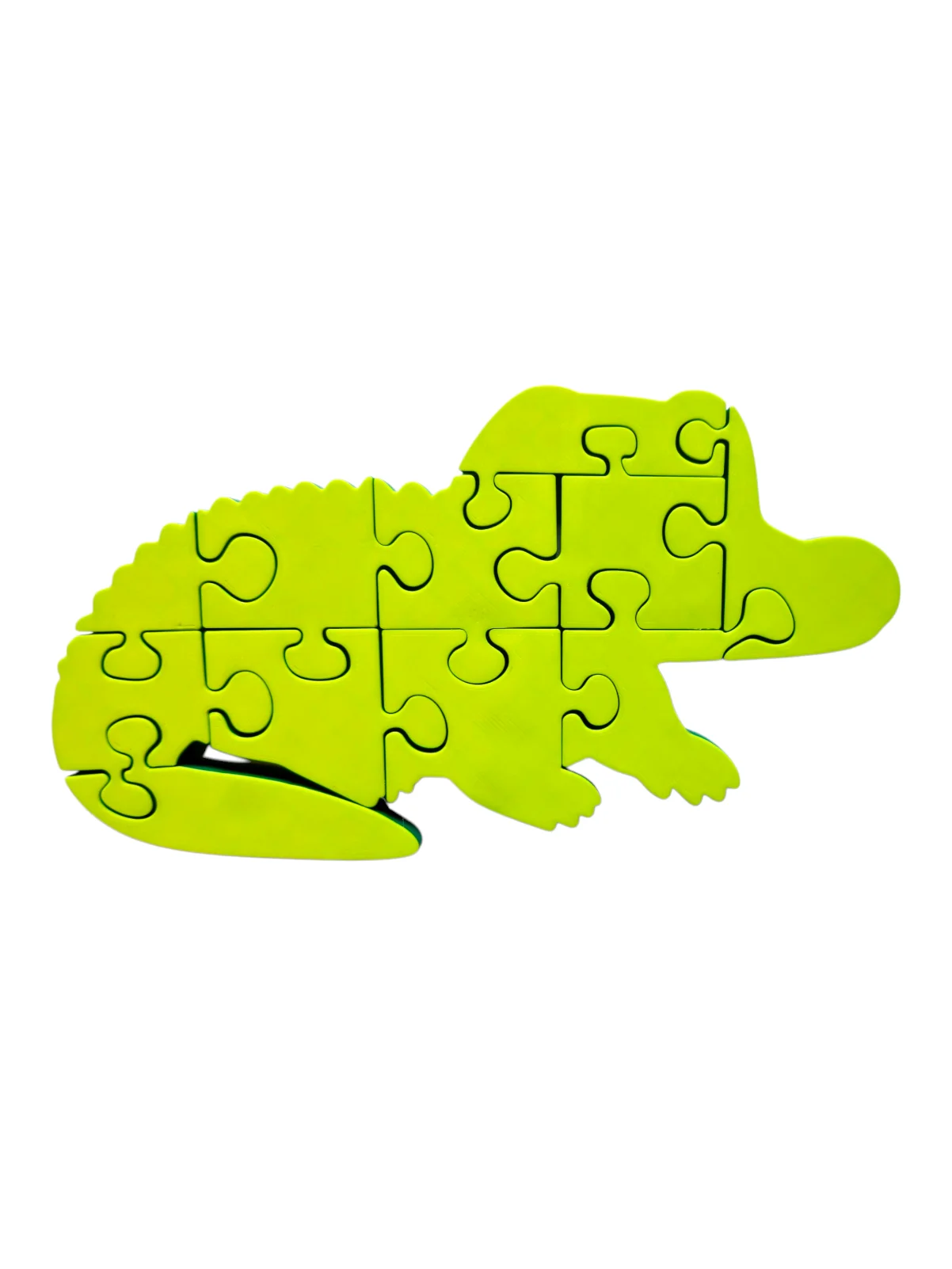 Alligator 3D Printed Jigsaw Puzzle – A Thrilling Swamp Challenge! product image (3)