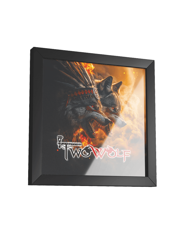 Framed Two Wolf Album Art product image (1)