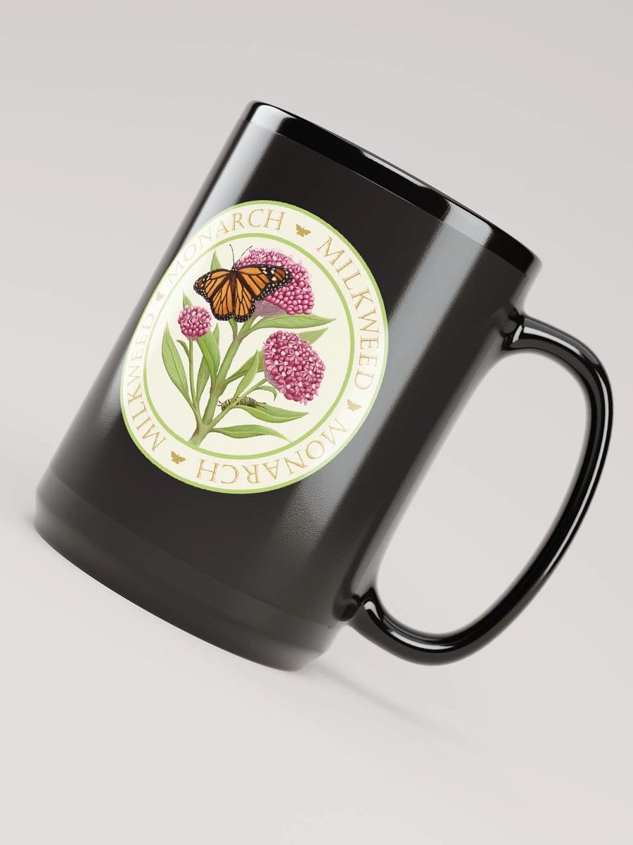 Monarch - Milkweed Black Mug product image (4)
