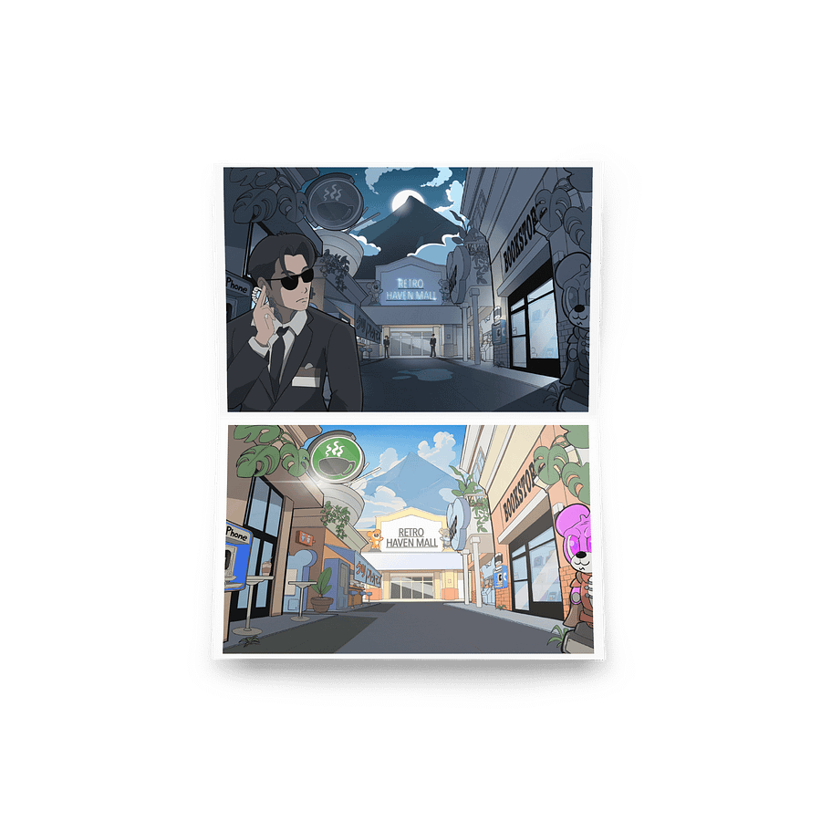Retro Haven Mall – Collector’s Postcard product image (2)